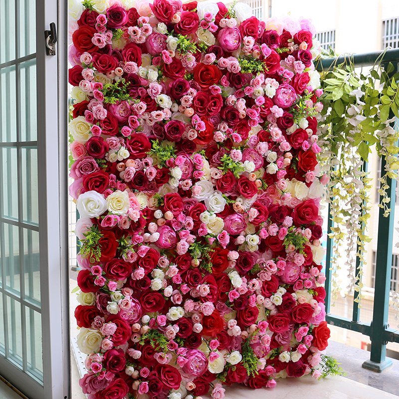 How to Make an Outdoor Artificial Flower Wall?